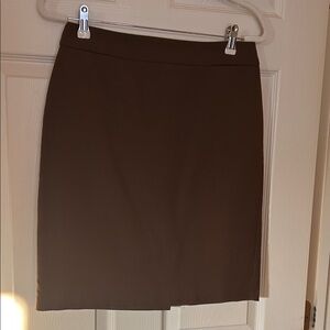 New York & Company Brown Pencil Skirt